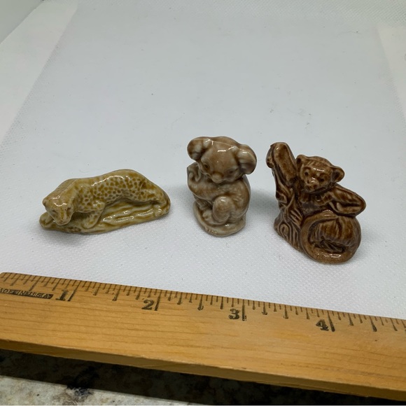Wade Rose Tetley Tea Animal Collectible Figurines Koala Leopard monkey - Picture 1 of 6